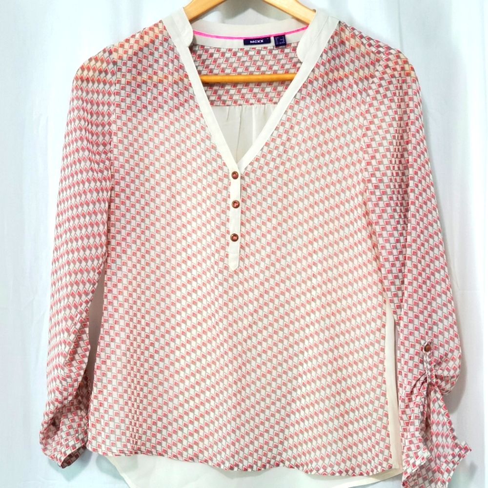 Mexico like new funky pattern blouse